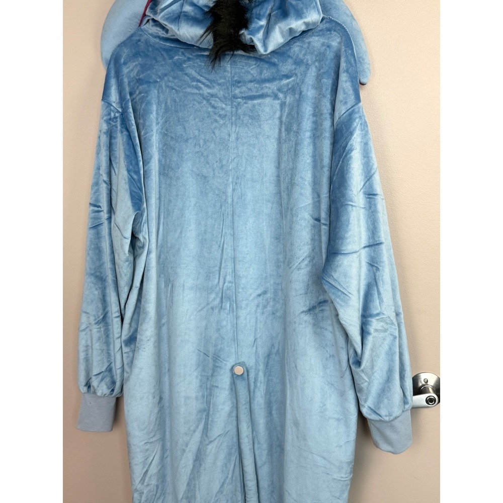 Disney Winnie the Pooh Eeyore Jumpsuit Costume Pajamas Blue L/XL - Picture 12 of 14
